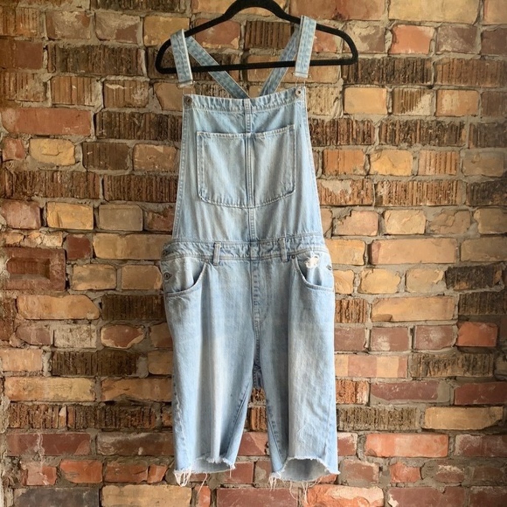 Light Wash Denim Overalls - Women's Light Blue Jean Overalls